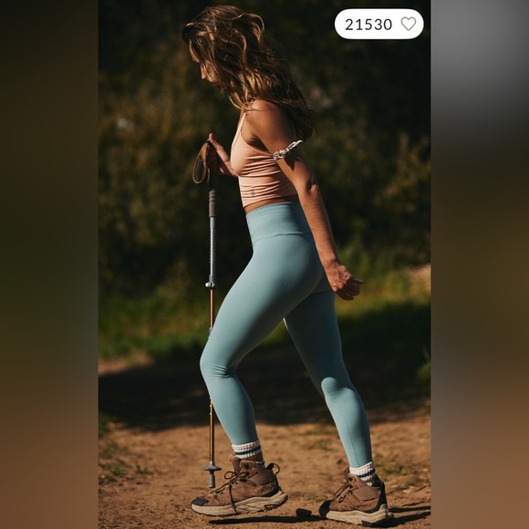 Free People Movement| ‘Never Better’ Jade/Green Legging - Picture 9 of 9